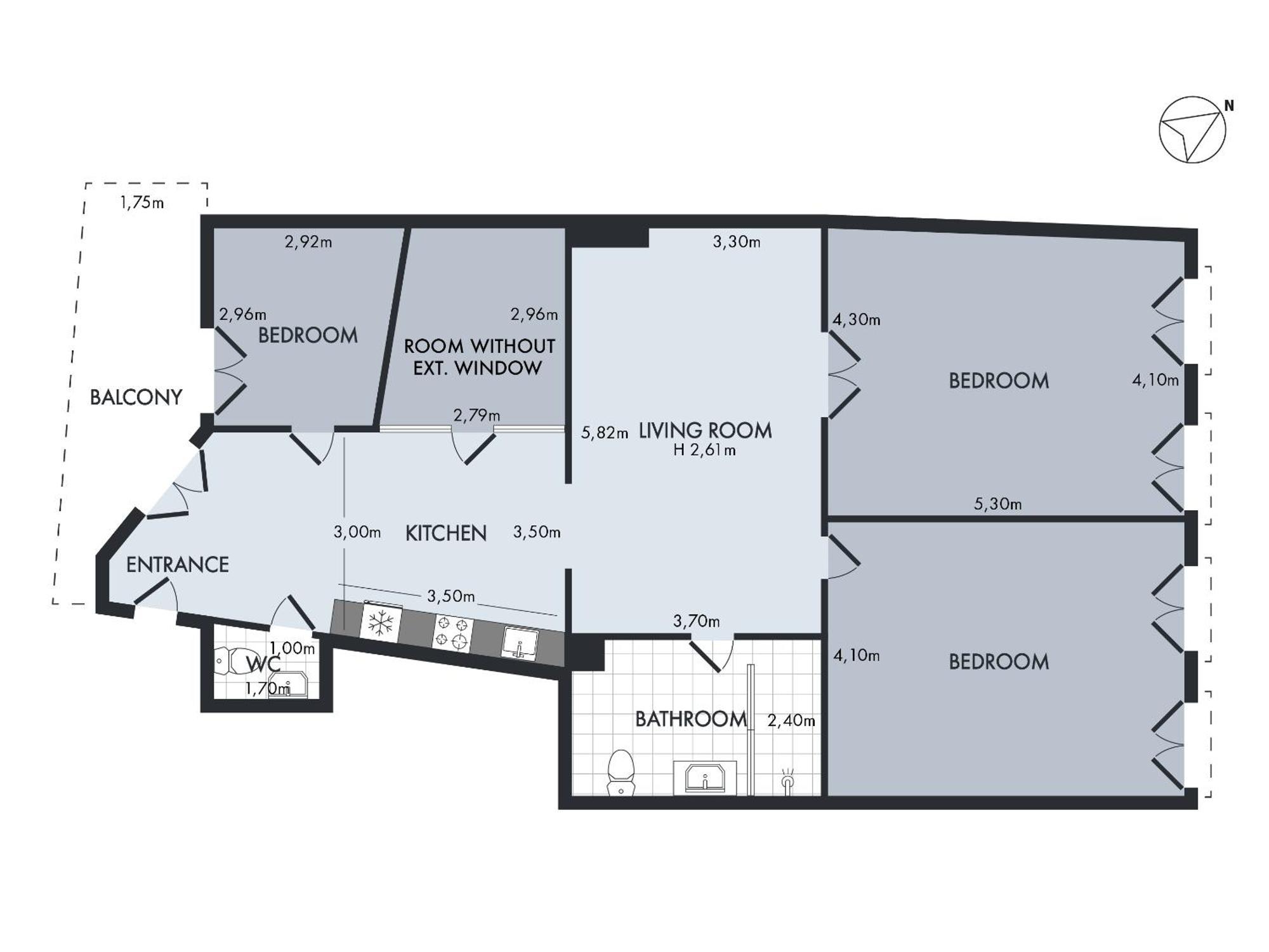Sanders Leaves - Chic Three-Bedroom Apartment In Downtown Kopenhagen Exterior foto